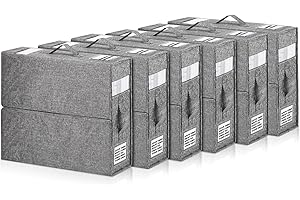 YUXAVA Organizer do przechowywania pościeli, 6 sztuk składanych toreb do przechowywania prześcieradeł. Można je przechowywać w szafie, pod łóżkiem i w szufladach. Pojemnik do przechowywania prześcieradeł