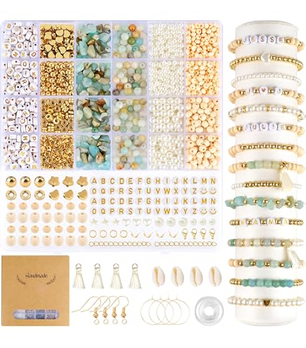 Kit Fabrication De Bijoux DIY - Chaînes Acier Inoxydable 304, Pendentifs Et Anneaux - Pour Bracelets Et Colliers