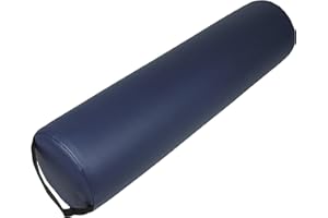 PHYSIQUE Bolster Support Cushion for Tables/Beds - Back Support, Lumbar Cushion – Use For Neck, Lower Back, Knees, Legs, Feet - Perfect for Massage, Pregnancy and Relaxation (Full Round)