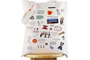 WZMPA Sac fourre-tout Lucas Scott Nathan Scott - Cadeau pour les fans de basketball Brothers - Sac à main en toile - Cadeau pour les fans de Peyton Sawyer