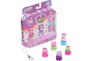 Goliath - CLICKEEZ Multipack - 5 tasti Kawaii Click Toy - Keycap Tasto Trasformabile in Portachiavi - Effetto ASMR - Fidget Toy - 70 Personaggi Carini ed Esclusivi da Collezione - da 6 Anni