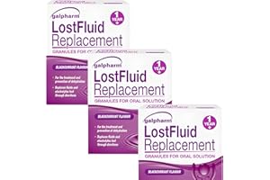 BEMACAR Lost Fluid Replacement - Electrolyte Sachets - Supplement for Reducing Dehydration and Replacing Electrolytes (Mineral Salts) Blackcurrant Flavour (6 Sachets x 3 Packs)