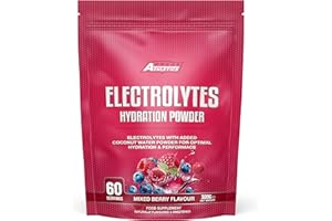 Freak Athletics Electrolytes Powder - 300g Flavoured Electrolytes Naturally Flavoured & Sweetened (300g, Berry)