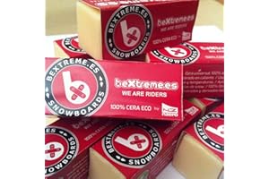 BEXTREME- Pastilla Cera Ecológica Encerado Suela Snowboard y Esquí 50 Gramos 10 Encerados Mantenimiento Tabla Snow Skis Bloque Cera Eco Universal Vegetal Orgánica Nzero Vola