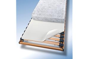 Schwar Textilien ® Protector de colchón con corrugado, antideslizante, 90 x 190 cm