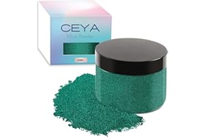 Ceya Mica poudre, 5.3oz/ 150g Vert Pin nacré Pigment poudre, pour époxy, rouleau, bombe de bain Slime, teinture de savon, Slime, bougie, résine artisanat, peinture, bijoux, vernis à ongles