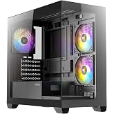 Antec CX300 ARGB Gaming Kasa &ndash; 4x ARGB Fanlı, Temperli Cam Yan Panel, ATX Mid Tower Siyah