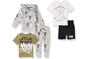 Amazon Essentials Disney | Marvel | Star Wars Completi (in precedenza Spotted Zebra) Bambini e Ragazzi, Pacco da 5