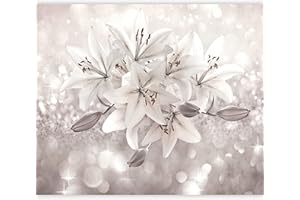 murando PREMIUM Papier peint Fleur Lys 350x256 cm Décoration Murale XXL Poster Tableaux Muraux Tapisserie Photo Flur Illusion d'optique Nature Motif végétal b-C-10285-a-a