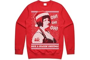 Sanfran Clothing Oh Oh Oh Merry Christmas Top Funny Nessa Ruth Gavin Welsh Wales British TV Comedy Special Jumper Sweater Sweatshirt