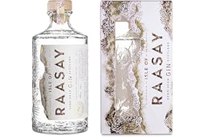 ISLE OF RAASAY DISTILLERY Isle of Raasay Scottish Gin | 70cl, 46% ABV | Handcrafted Premium Scottish Award Winning Island Gin | Distilled, Infused and Bottled at Raasay Distillery