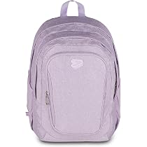Seven Zaino Americano Shiny Lilla – Mono Scomparto 23 Litri, Effetto Brillantini, Tasca Frontale, Per Scuola Media E Superiore