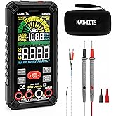 KAIWEETS Multimeter mit 10000 Zählungen, Wiederaufladbares Digitalmultimeter mit True RMS Auto-Range, Intelligentes Strommess