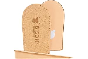 BISON Talonnette Grandissante - Semelle Rehaussante - Talon Compensé Coussinet de Chaussure - Semelle Talon Differentes Longueurs et Hauteurs - 1 Paire