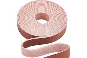 GORGECRAFT Bande de Sangle en Cuir Marron 12,5mm de Large et 2m de Long Bandes de Ceinture en Cuir Enveloppant un Cordon Plat Simple Face pour Projets de Bricolag, Emballage de Bijoux