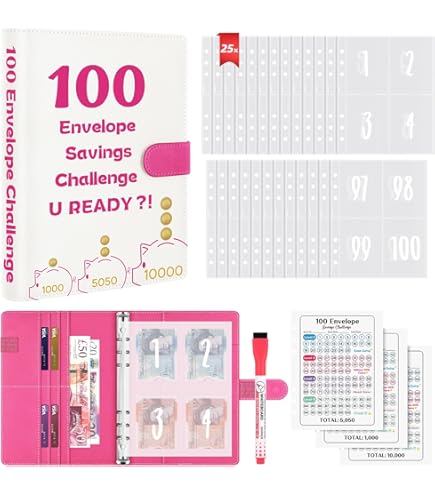thumbnail image 2 of Savngs Challenge Book | Money Saver | Budget Organzer | 2023 Savng 2 of 9