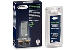 ‎DE'LONGHI De'Longhi EcoDecalk DLSC101 – odkamieniacz do ekspresów do kawy i ekspresów do kawy, uniwersalny odkamieniacz do 1 procesu odkamieniania, zawiera naturalne surowce pochodzenia biologicznego, 100 ml