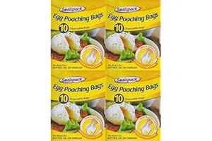 40 x Sealapack Disposable Egg Poaching Bags Perfect Poachies Easy Clean
