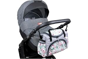 BabyLux Pflegetasche WICKELTASCHE Kinderwagentasche Windeltasch für Kinderwagen