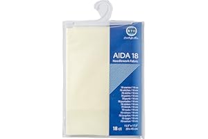 Mouldmaster Aida20 Aida 18 Creme, Baumwolle, cremefarben, 39cm x 45cm