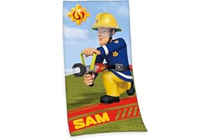 ‎KLAUS HERDING GMBH Herding FERUERWEHRMANN SAM Badetuch, 150 x 75 cm, Baumwolle, Mehrfarbig