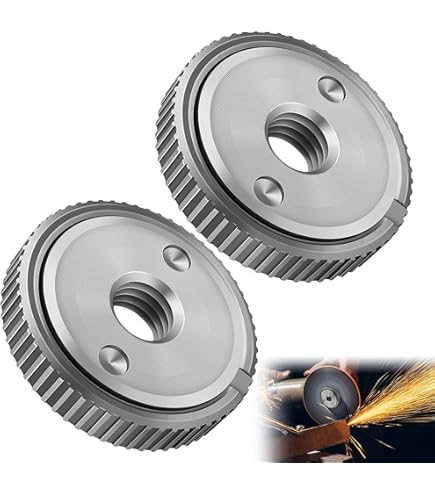 6 stuks accessoires voor haakse slijpers, M14 snelspanmoer met Flex-sleutel en interne externe slijperflensinstallatie Compatibel met 125 mm haakse slijpers