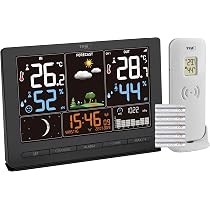 TFA Sensore Per Temperatura E Umidità 30.3209.02 – 433 MHz, Portata 80 M, Alimentazione A Batteria