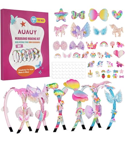 Cadeaux licorne pour filles, ensemble de bricolage de bijoux pour filles à partir de 6 ans, jouets de 5 à 12 ans pour fabriquer des - Jeux - Jouets