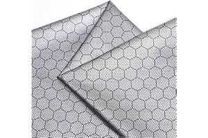 LJBD Tissu de Doublure Thermique en Graphène, Anti-statique Non-étirable pour Coussins Chauffants, Parkas, Doudounes, Manteaux de Ski, Vêtements et Accessoires de Sacs(Size:1*3m/4.9*9.8ft,Color:argent)