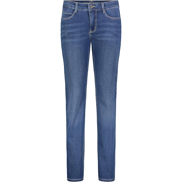 MAC Jeans Donna Dream Wide Leg – Gamba Larga, Denim Leggerissimo Con Modal, Blu, 42W X 30L - 3