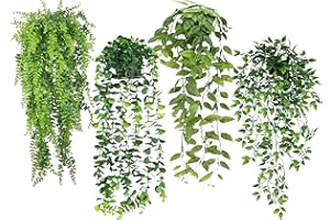 NANQWIN Hanging Plants for Autumn Decorations, Green Home Decoration, Artificial Vine Leaves for Indoor and Outdoor (TYPE B)