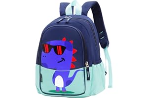 CHERUBIC 12 Inch Toddler Backpack Waterproof Cute Cool Small Preschool Backpack Cartoon Bag For 2-3 Years Boys Girls