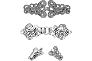 XINNUN 2 Stücke Metall Strickjacke Clip Antik Silber Ton Pullover Clip Retro Umhang Schal Clips Keltische Hemd Brosche Clips Vintage Kragen Kleid Clips Verschlüsse für Frauen