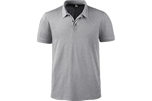 SwissWell Męska koszulka Polo z krótkim rękawem Koszulka Polo z krótkim rękawem Letnie oddychające koszulki tenisowe Szybkoschnąca koszulka Polo