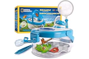 BLUE MARBLE National Geographic Kit de Capture d’Insectes pour Enfants – Set d’Exploration avec Filet, Boîte d’Observation Grossissante, Pince & Plus