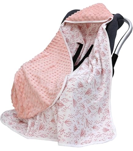 Coperta Avvolgente 100% Cotone 90x90cm Con Cappuccio - Per Seggiolino E Passeggino - Foto 11