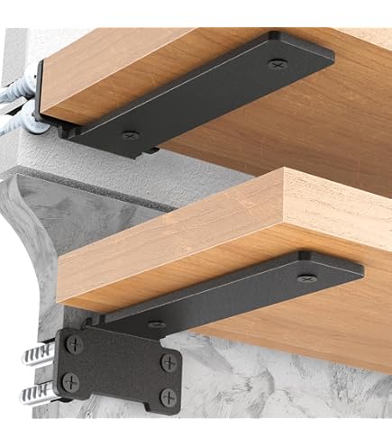Natural Goods Berlin 1 x zwevend rek, eiken, plank voor muur, wandrek van hout met onzichtbare houder, houten plank, boekenplank met boren, houten plank, wandboard eiken plank (20 x 60 cm