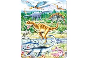 Larsen FH16 Dinosaures de l'époque Jurassique, Puzzle Cadre avec de 35 pièces