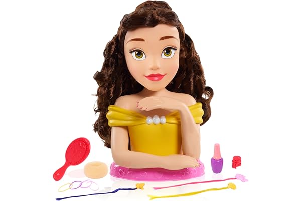 Disney JP Styling JPL87355 Tête à coiffer Princess Belle Deluxe