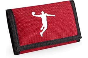 GANBAROU® Children Ripper Wallet Basketball Slam Dunk Red