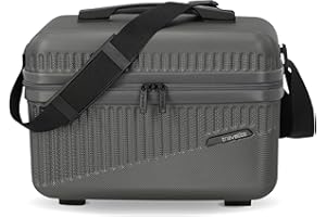 travelite Beautycase Hartschale Handgepäck, Bali, Kosmetikkoffer mit Organizer -und Aufsteckfunktion, 36 cm, 17 Liter