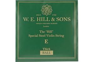 HIDERSINE HILL Cuerda para Violín Mi thick acero con bola