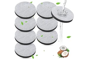 KIGNIOTE Paquete de 8 filtros de agua para Brita Fill & Go, jarras y discos de filtro, reduce PFAS, cloro y micropartículas