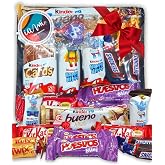 IAMI Gift Tray 13 Assorted Mini Chocolates 17x17cm | Communion | Crispy wafers, stuffed bars and biscuits | Top brands | Orig