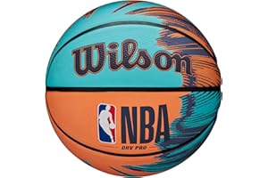 Wilson, NBA Drv PRO Streak Unisex-Adult, niebieski/pomarańczowy, 7