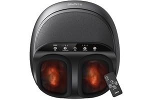 RENPHO Foot Massager with Heat Function, Shiatsu Foot Massage Machine, Air Compression, Deep Kneading, Electric Massager, Gif