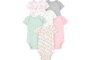 Simple Joys by Carter's baby-girls 6-pack Short-sleeve Bodysuit