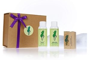 Motherlylove BABY & TODDLER Gift Box for Delicate Skin - 100% Natural & Vegan: Baby Oil + Handmade Baby Soap - Made in UK by an Expert Midwife