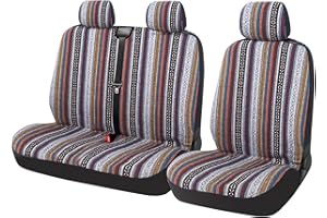 AUTOYOUTH Funda Universal para Asiento de Coche, Camión, Furgoneta, SUV, Compatible con Airbag (2 + 1)