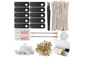 Annyswit Kit di riparazione pietrine – Parti di ricambio per diversi accendini a benzina universali, include pietrine, stoppino, cotone, molla della pietrina, feltro e guarnizione in gomma